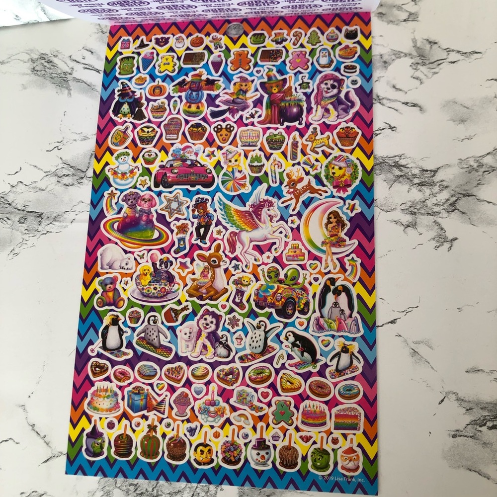 Lisa Frank Sticker Booklet: Over 600 Stickers - Picture 3 of 8
